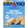 Atkins Lemon Wafer Crisps, Protein Snack, 10g Protein, 4g Net