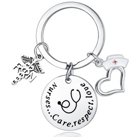 Nurse Graduation Gift for Women Nurse Keychain Graduation Presents for Nurses Week Gifts Appreciation Gifts for Nurses Gifts