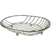 Ohki Soap Dish, Silver, Size: 3.5 x 5.1 x 0.8