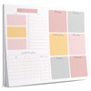 Lamare Weekly Planner Notepad Tear Off – 52 Undated Weekly