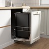 YJHome Pull Out Trash Can Under Cabinet with 31Qt 8Gal