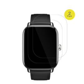 dipos FLEX 2 x Clear Screen Protectors for LivLov SW203, 100% Display Cover, Anti-Shock, Fingerprint Compatible, Case-Friendly, Full Cover Screen Protector Film