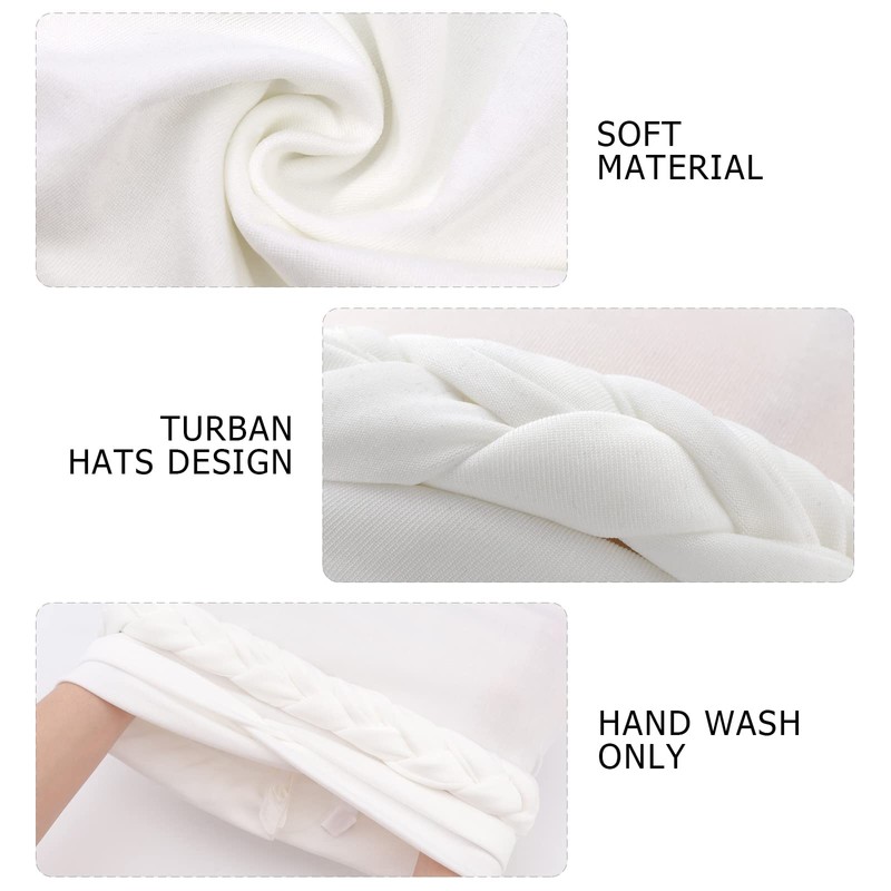 DRESHOW 1 Piece African Women's Turban Braid Headwear Headscarf Chemo