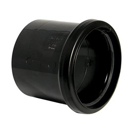 FloPlast SP124 Single Socket Coupling Black