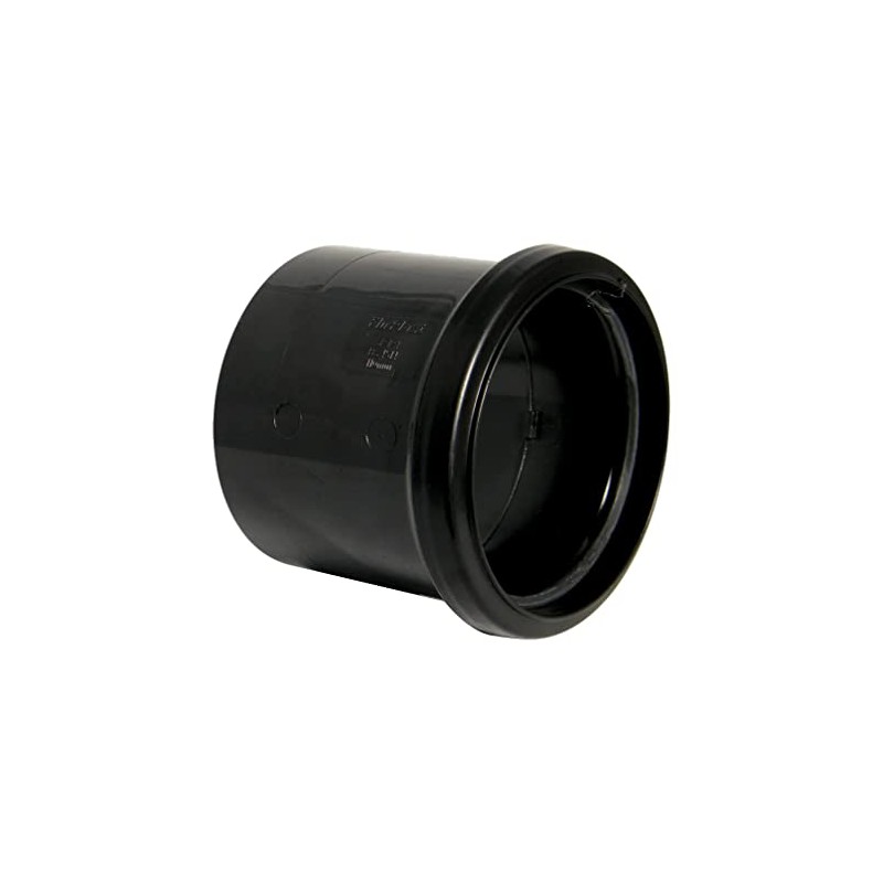 FloPlast SP124 Single Socket Coupling Black