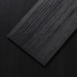ACCOR HOME Peel and Stick Floor Tile, 36-Pack 36"x 6" Black Wood Grain Sticky Tiles, Waterproof Vinyl Flooring Cover 54 sq. ft, DIY Luxury Vinyl Plank Flooring for Bedroom, Living Room, Kitchen