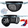 Floating Betta Fish Hideout Set, Tunnel Cave & Resting Hideaway