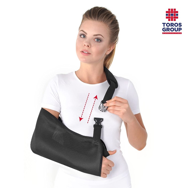 Arm Sling Breathable with Soft Padded Shoulder Strap Comfort Fit