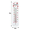 Greenhouse Thermometer - 240 mm Classic Garden Thermometer Gift For