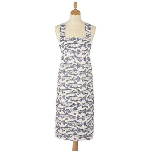 Salmon Cotton Apron by Ulster Weavers