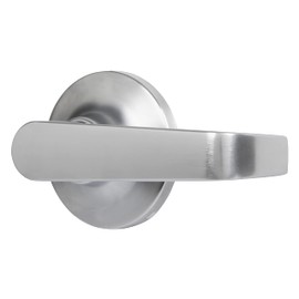 BRINKS Commercial - Light Duty Keyed Door Entry Storeroom Lever, Satin Chrome Finish - Meets ANSI Grade 2 Standards and is ADA Compliant