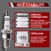 WOOSTAR F5TC Spark Plug Replacement for 50cc 70cc 90cc 110cc