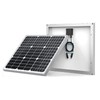 ACOPOWER 50W Mono Solar Panel,Waterproof Built-in Blocking Diode Small Solar
