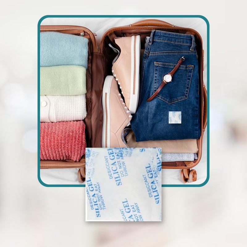 2g Silica Gel Sachets | 60 Desiccant Bags | Helps