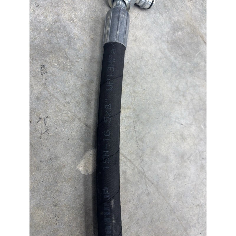Chinese Excavator Hydraulic Hose, M22x1.5 Straight, M22 90 Degree 12”