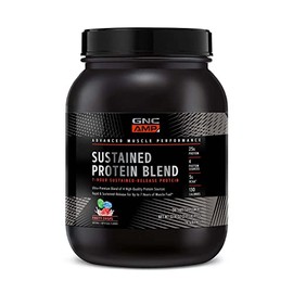 GNC AMP Sustained Protein Blend - Cinnamon Toast (28 Servings)