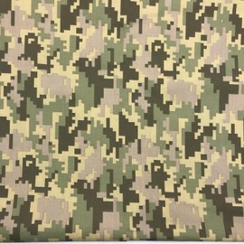 Camo Fabric Digital Pattern Army Green Printed Camouflage for Sewing Clothing Apparel DIY Crafts Décor Width 59 Inch (1 Yard pre Cut)
