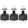 sourcing map 3 Pcs 7Amp Push Button Circuit Breaker,125/250V AC