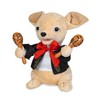 Cuddle Barn Chuey Bamba 12" Singing Chihuahua Animated Plush Toy,