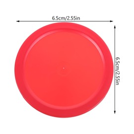 5Pcs Red Mini Air Hockey Table Pucks 50mm Puck Children Table New 2-inch Convenient and Attractive Air Hockey Arcade and Table Games