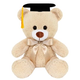 PELUCHERIA - Osito de Peluche Graduado con Birrete de 24 cm, Diseño Detallado, Suave al Tacto (Graduado, 1, Unidad)