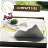 IWOWHERO Meditation Rake for Zen Garden Mini Zen Garden Metal