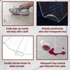 Elaine Karen Clear Plastic Table Cover Protector 100% Waterproof Table