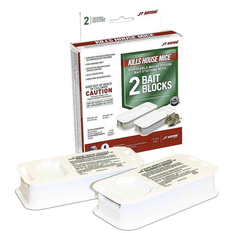 Jt Eaton 932 2-Pack Top Gun Disposable Mouse Bait Station