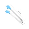 Angoily Stainless Steel Kitchen Tongs, Silicone Hand Shape Serving Tongs,