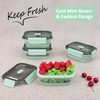 Annaklin Collapsible Food Storage Containers with Lid & Air Vent,