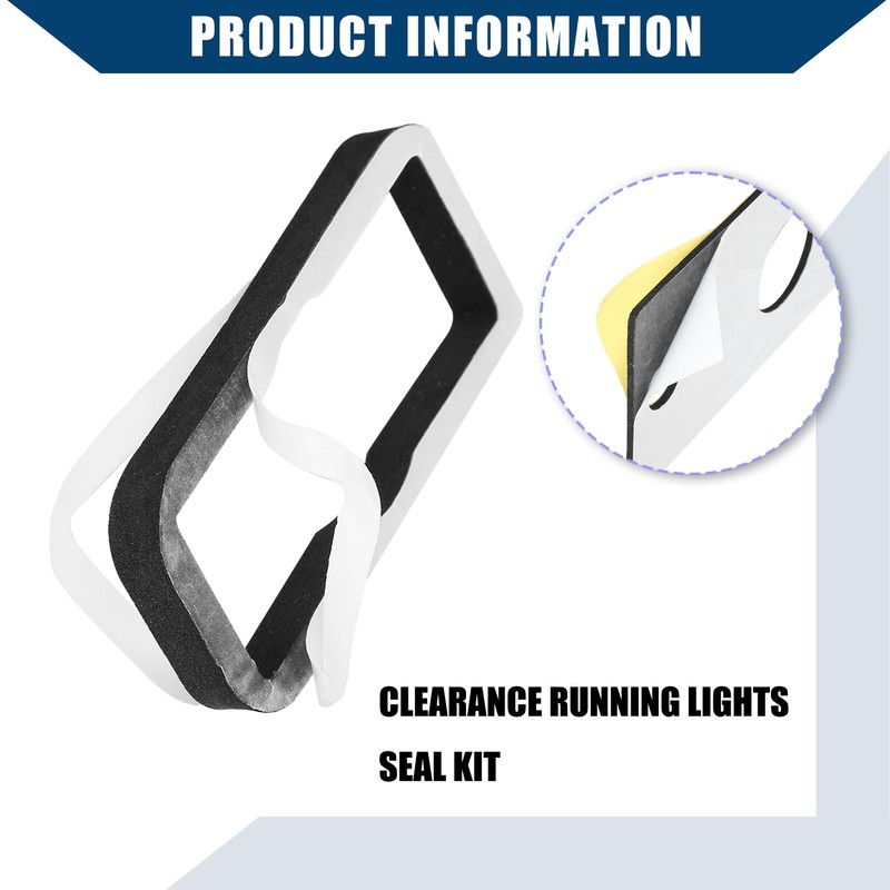 Hihaha Roof Cab Marker Light Gasket Clearance Running Lights Seal