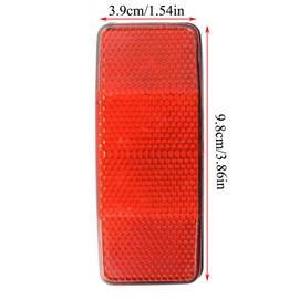 PZRT 1PCS Bicycle Mountain Bike Rear Rack Reflector Accessories