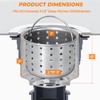 Deep Sink Strainer Basket – Fits Standard 3-1/2" Kitchen Drains