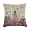Alice In Wonderland - Wonderland Garden Throw Pillow