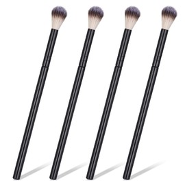 4 Pcs Lash Cleaning Brush, Fluffy Eyelash Shampoo Brushes Set for Eyelash Extensions, Gentle Cleansing Makeup Removal, Soft Wash Applicators for Lash Bath, Eyeshadow Extension Care
