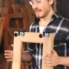 jojofuny 2pcs G Clamps for Woodwork Adjustable Screw Small Clamps