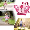 BTSKY Fluff Butterfly Baby Toddler Backpack Bag with Safety Rein