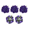 MECCANIXITY 5 Pcs Rose Flower Hair Clips 4 Inch Flower