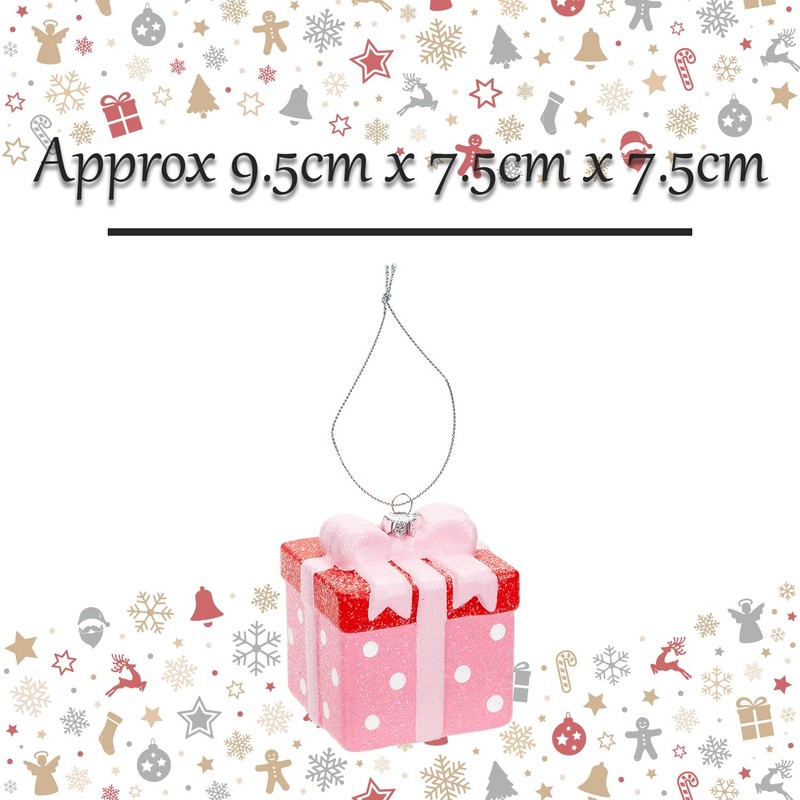 VFM e-Store - Christmas Tree Decoration Glitter Present Ornament X