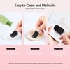 Retractable Makeup Brush 2 Pack with Cover, Ultra-Soft Synthetic Bristles