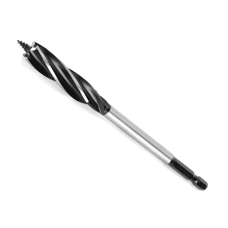 9pcs Wood Drill Bit High Carbon Steel 4-Fulte 4-Slot Hex