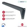Gedotec Angle Heavy Duty Metal Shelf Brackets - MIRA |