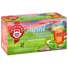 TEEKANNE Alpine Mountain Herbs - Herbal Tea with Alpine Herbs - Harmonious & Aromatic - Soothing Herbal Pleasure - TEEKANNE Quality