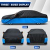 Car Cover Waterproof All Weather Outdoor Windproof Dustproof UV Protection