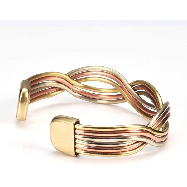 Three Color Magnetic Copper Bracelets for Women Husband Men Dad for Women Arthritis