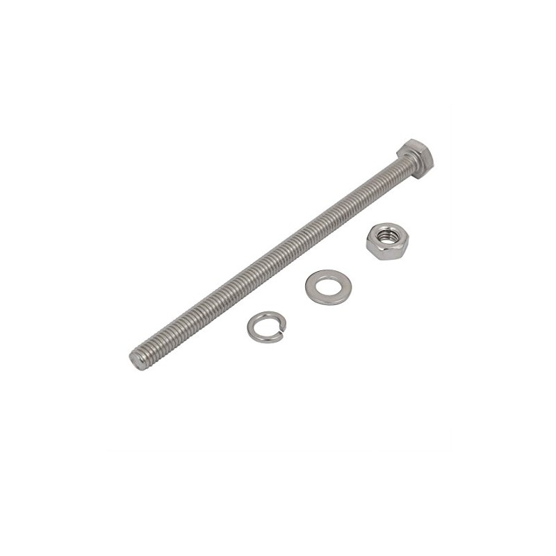 Sourcingmap 5 Set M6x100mm 316 Stainless Steel Hex Bolts w