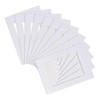 Nicola Spring White 10pc Picture Photo Mounts Set - to Fit Frame Size 5 x 7 for Image Size 4 x 6 - White