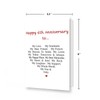 MQMRYeto Funny 6th Anniversary Card For Men Women, Sweet 6