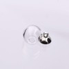 20pcs 14mm Mini Empty clear glass globe 3.5mm mouth wish
