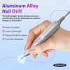 PURTATO Professional Nail Drill 40,000 RPM, Rechargeable,LCD Display E File